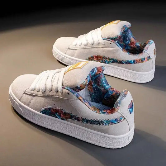 Unisex Thick-Sole Sports Sneakers - Casual Athletic Shoes